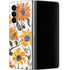 Cat Coq Yellow Sunflower Galaxy Z Fold4 5G Skin