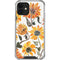 Cat Coq Yellow Sunflower iPhone 12 Clear Case