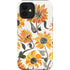 Cat Coq Yellow Sunflower iPhone 12 Impact Case