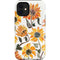 Cat Coq Yellow Sunflower iPhone 12 Mini Impact Case