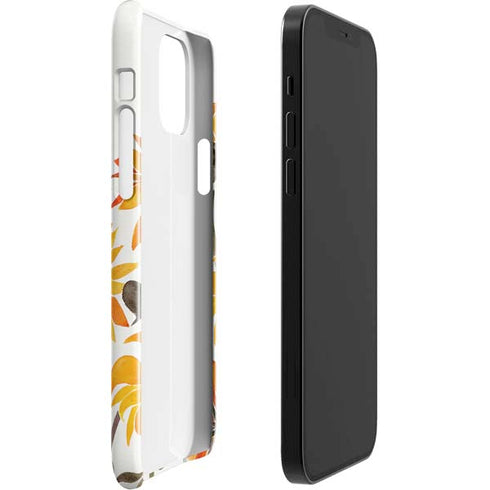 Cat Coq Yellow Sunflower iPhone 12 Mini Lite Case