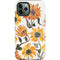 Cat Coq Yellow Sunflower iPhone 12 Pro Impact Case