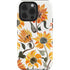 Cat Coq Yellow Sunflower iPhone 13 Pro Impact Case