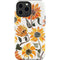 Cat Coq Yellow Sunflower iPhone 13 Pro Max Impact Case