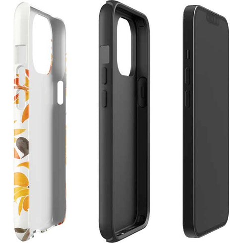 Cat Coq Yellow Sunflower iPhone 13 Pro Max Impact Case