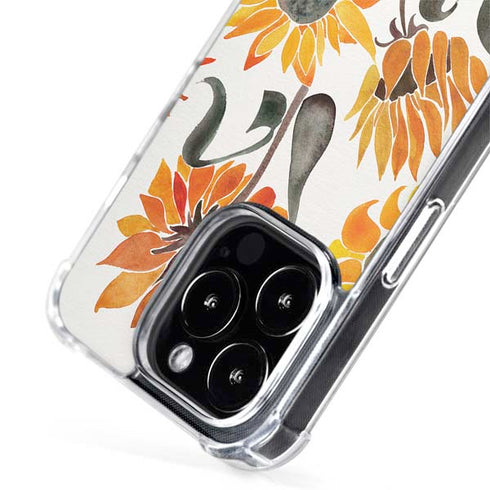 Yellow Sunflower by Cat Coq iPhone 15 Pro MagSafe Case