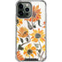 Cat Coq Yellow Sunflower iPhone 14 Pro Max Clear Case