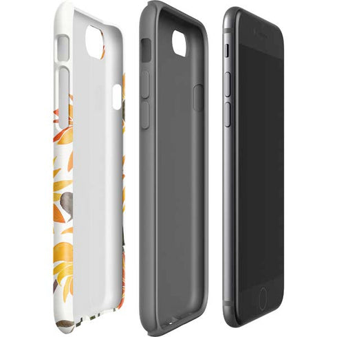 Cat Coq Yellow Sunflower iPhone SE (2nd & 3rd Gen) Pro Case