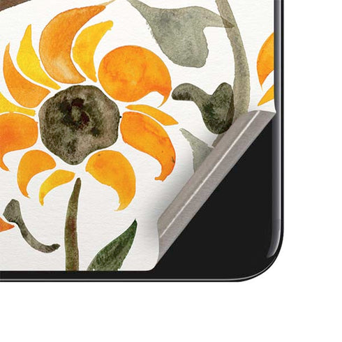 Cat Coq Yellow Sunflower iPhone SE (2nd & 3rd Gen) Skin