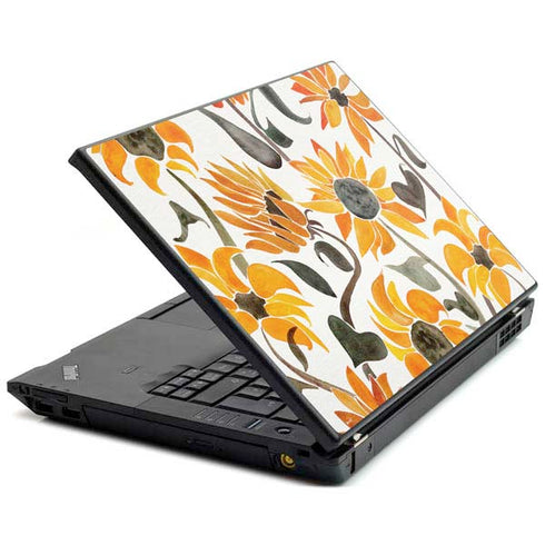 Cat Coq Yellow Sunflower Lenovo T420 Skin