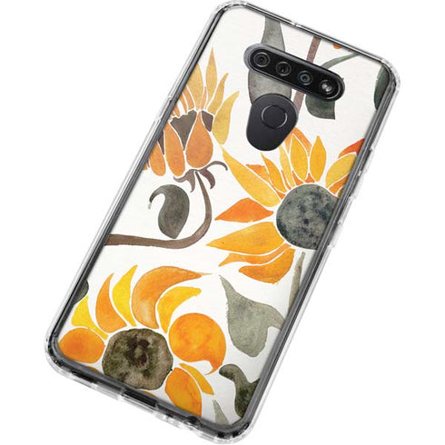 Yellow Sunflower by Cat Coq LG K51/Q51 Clear Case