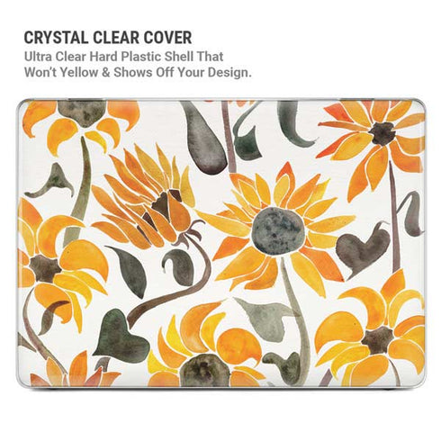 Yellow Sunflower by Cat Coq MacBook Air 13in M1 (2021) Case plus Skin