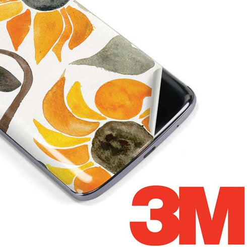 Cat Coq Yellow Sunflower Moto E5 Plus Skin