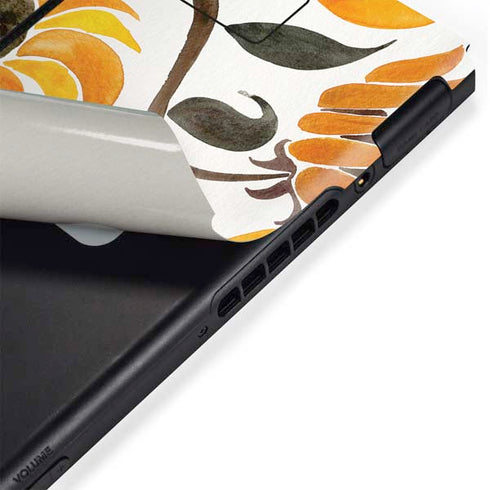 Cat Coq Yellow Sunflower Nintendo Switch Bundle Skin