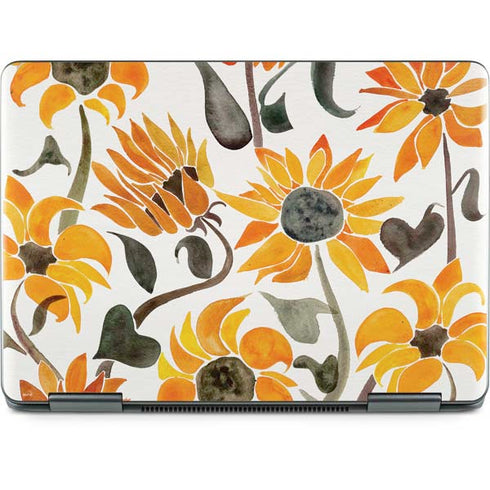 Cat Coq Yellow Sunflower Notebook 9 Pro 13in (2017) Skin