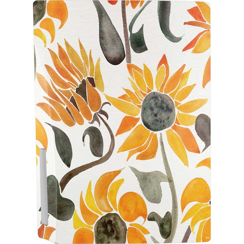 Cat Coq Yellow Sunflower PS5 Bundle Skin