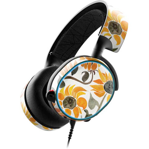 Cat Coq Yellow Sunflower SteelSeries Arctis 3 Skin