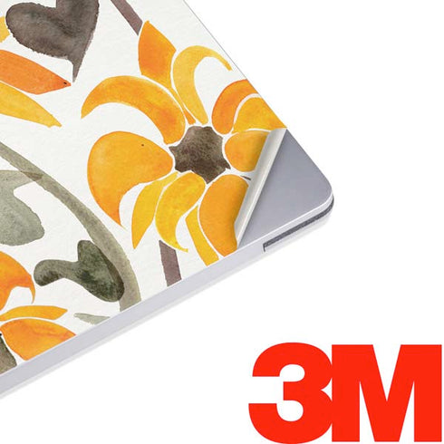 Cat Coq Yellow Sunflower Surface Laptop 3 13.5in Skin