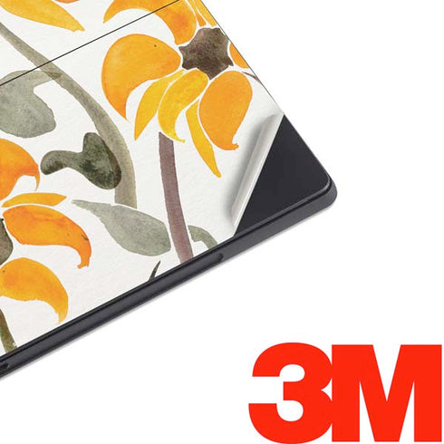 Cat Coq Yellow Sunflower Surface Pro 7 Skin
