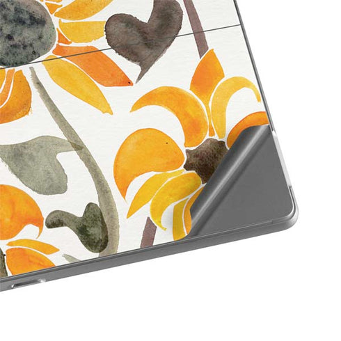 Cat Coq Yellow Sunflower Surface Pro 8 Skin