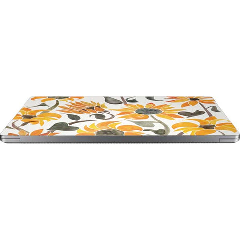 Cat Coq Yellow Sunflower Universal Laptop 13in (10.6 x 7.6in) Skin