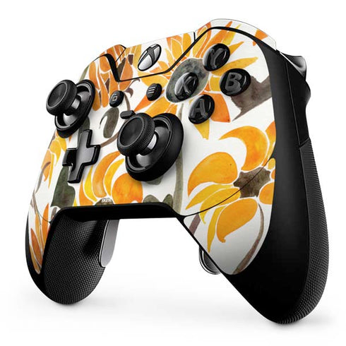 Cat Coq Yellow Sunflower Xbox One Elite Controller Skin