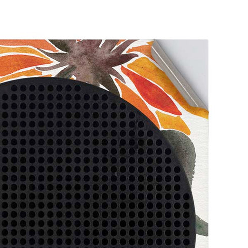 Cat Coq Yellow Sunflower Xbox Series S Console Skin