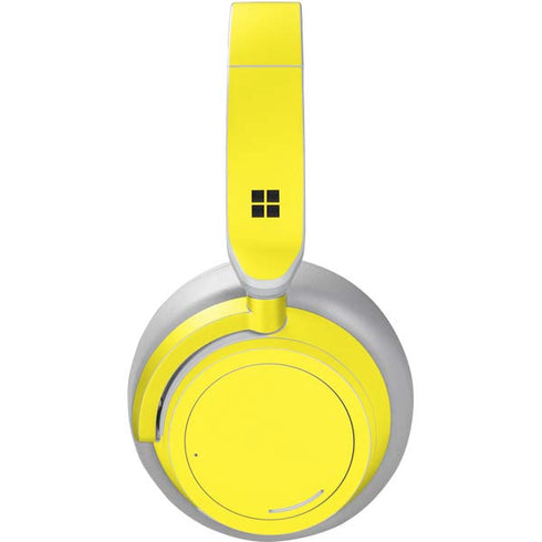 Yellow Solid Surface Headphones Skin