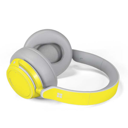 Yellow Solid Surface Headphones Skin