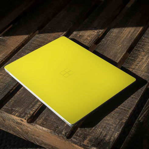 Yellow Solid Surface Laptop 2 Skin