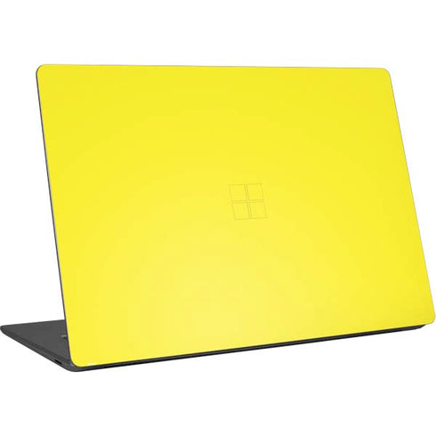 Yellow Solid Surface Laptop 4 15in Skin