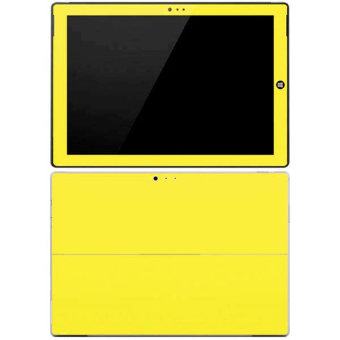 Yellow Solid Surface Pro 3 Skin