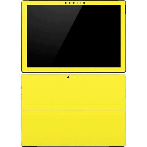Yellow Solid Surface Pro 4 Skin