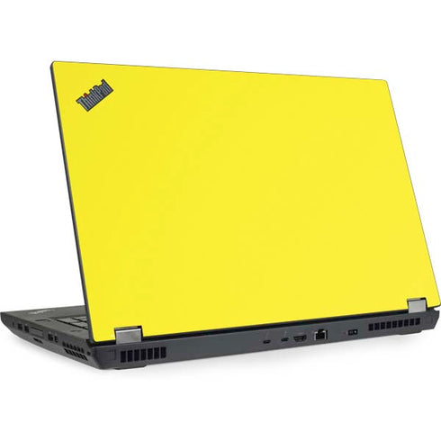 Yellow Solid Lenovo ThinkPad Skin