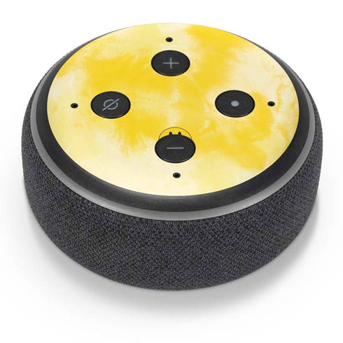 Yellow Tie Die Amazon Echo Dot Skin