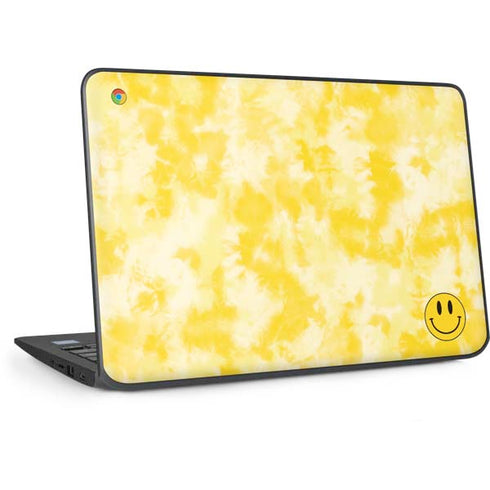 Yellow Tie Die HP Chromebook Skin