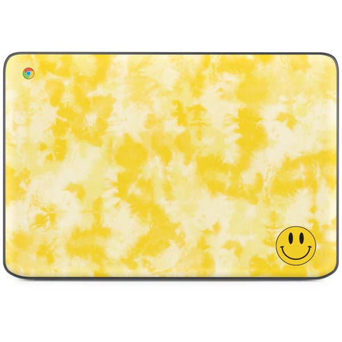 Yellow Tie Die HP Chromebook Skin