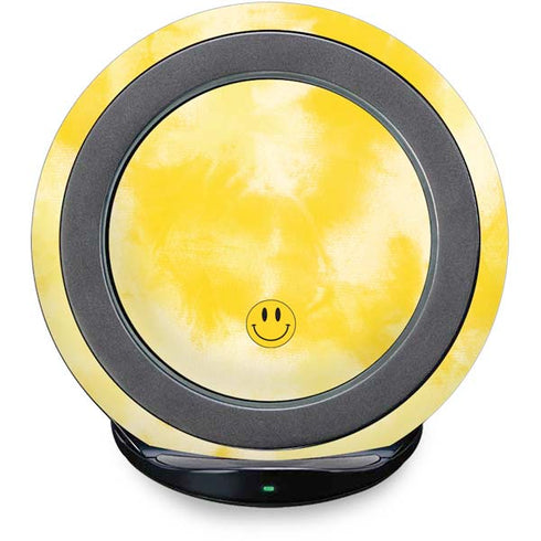 Yellow Tie Die Fast Charge Wireless Charging Stand Skin