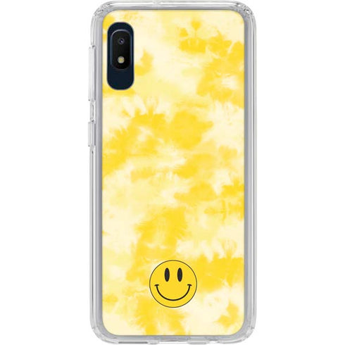 Yellow Tie Die Galaxy A10e Clear Case