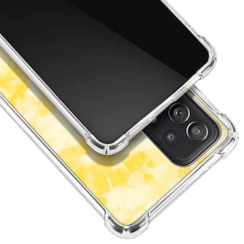 Yellow Tie Die Galaxy A52 5G Clear Case