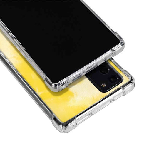 Yellow Tie Die Galaxy Note20 5G Clear Case