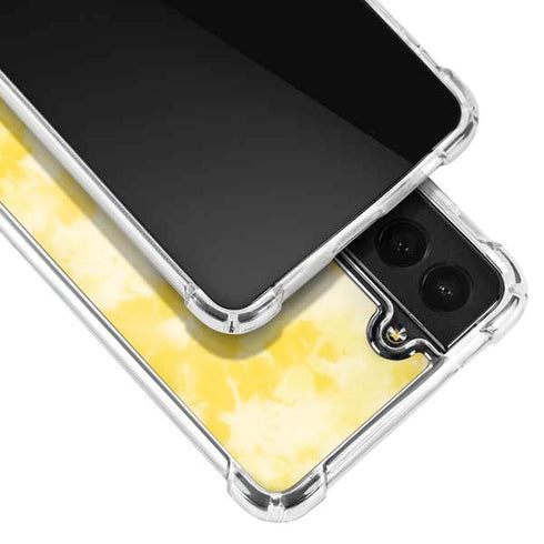 Yellow Tie Die Galaxy S21 FE Clear Case