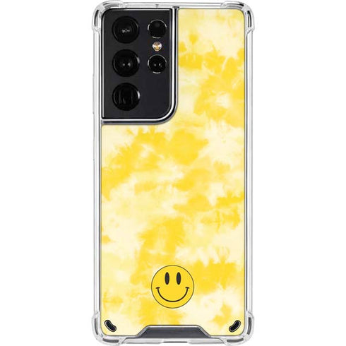 Yellow Tie Die Galaxy S21 Ultra 5G Clear Case