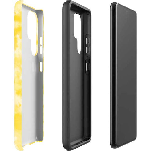 Yellow Tie Die Galaxy S22 Ultra Pro Case