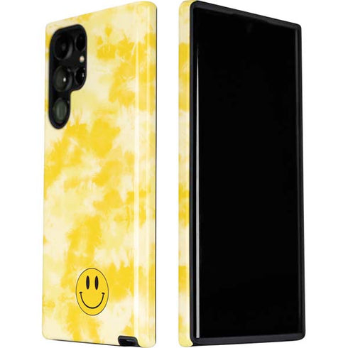 Yellow Tie Die Galaxy S22 Ultra Pro Case