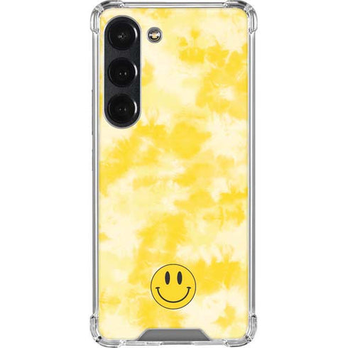 Yellow Tie Die Galaxy S23 Clear Case