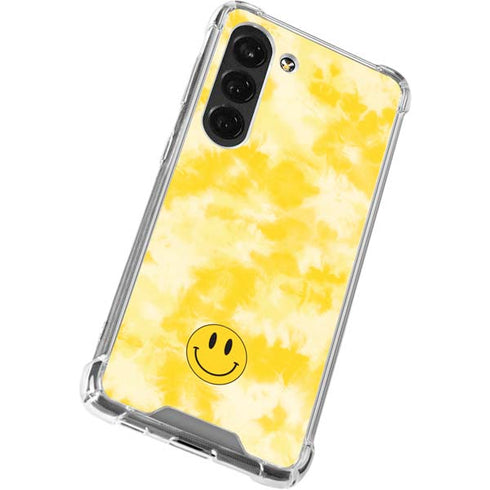 Yellow Tie Die Galaxy S23 Clear Case