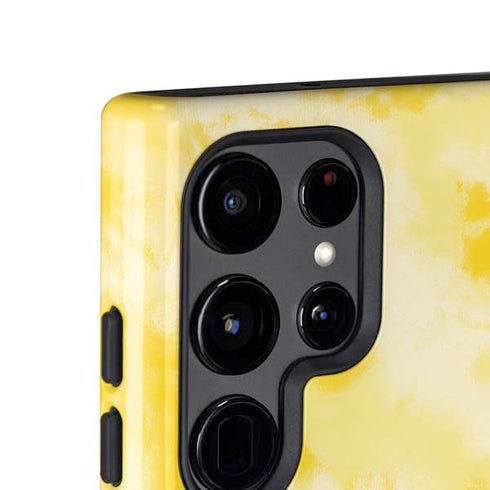 Yellow Tie Die Galaxy S24 Ultra Impact Case