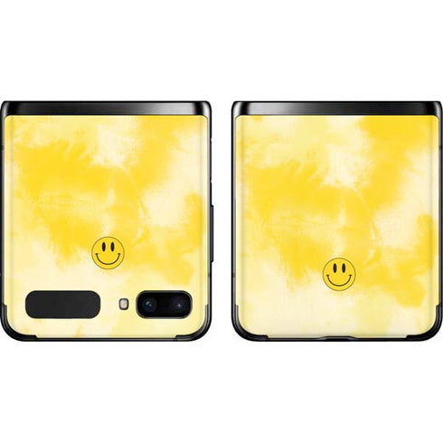 Yellow Tie Die Galaxy Z Flip Skin