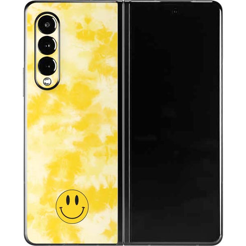 Yellow Tie Die Galaxy Z Fold3 5G Skin